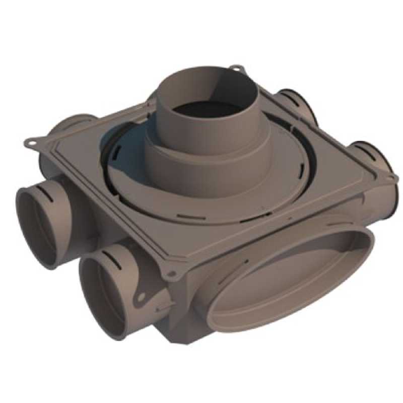 Luftverteilerkasten DN160 auf 8xDN75